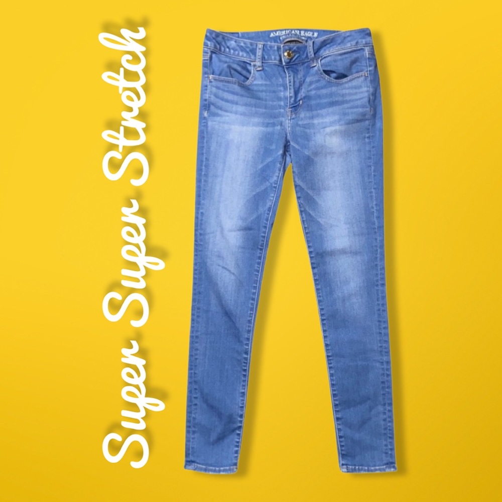 American Eagle Jeans,Lite Blue Stretch Jeans,